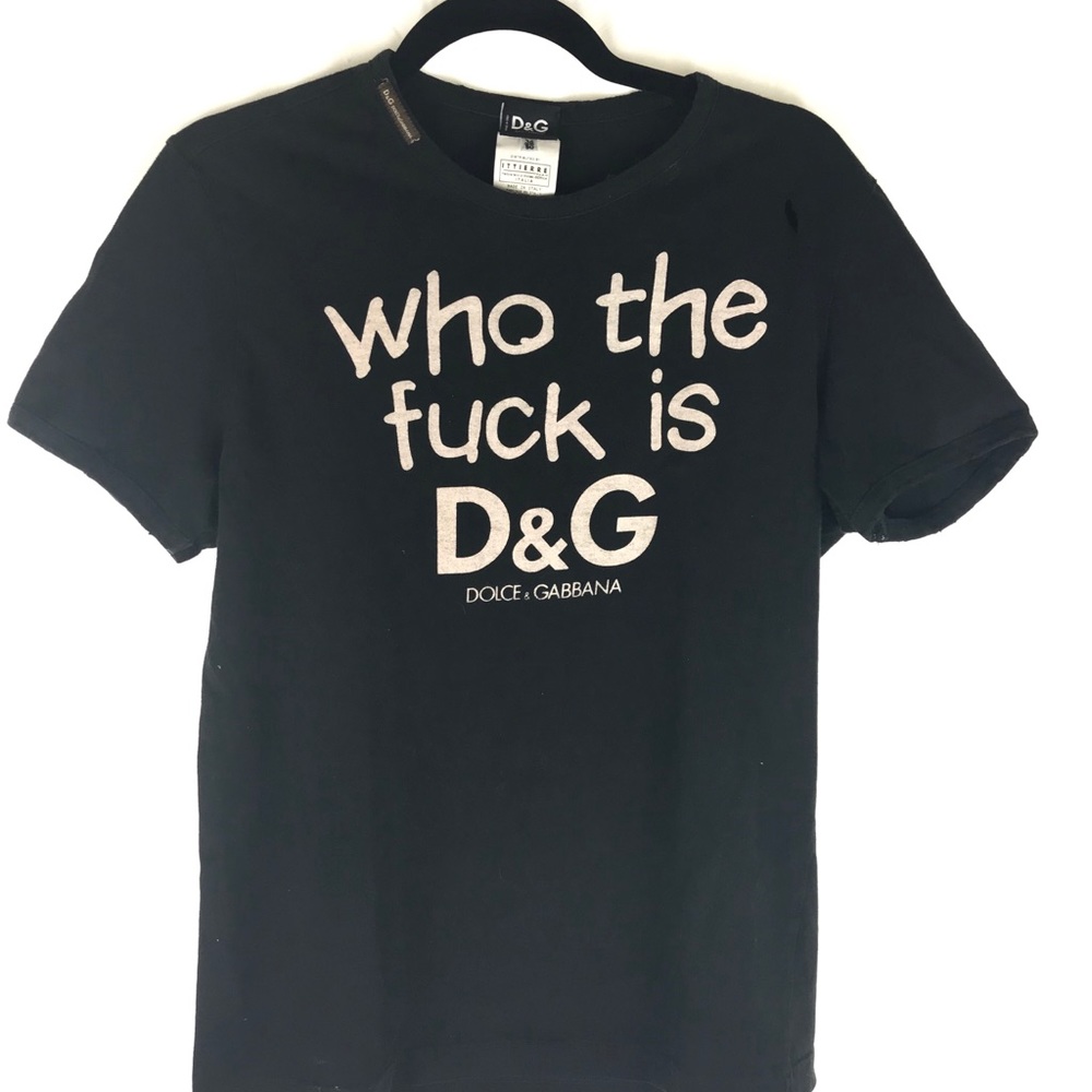 Men’s Dolce & Gabbanna Who The Fuck is D&G shirt